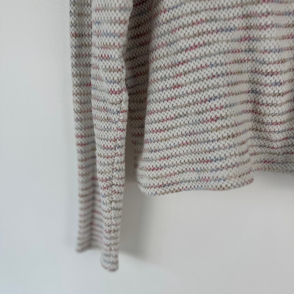 Madewell Womens Space-Dye Stripe Scoop Neck Pullover Sweater Knit Top XL AF983 - Picture 12 of 15